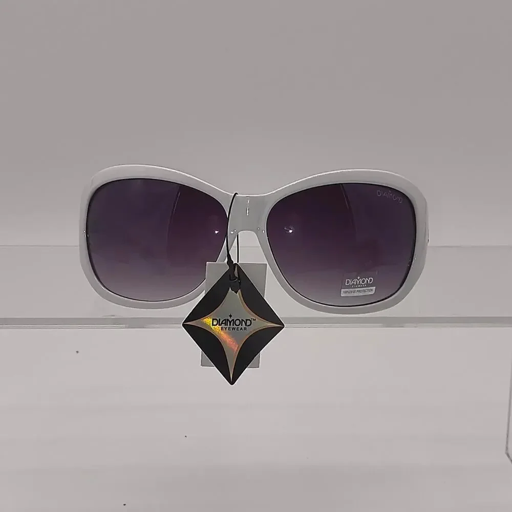 White and pink floral sunglasses